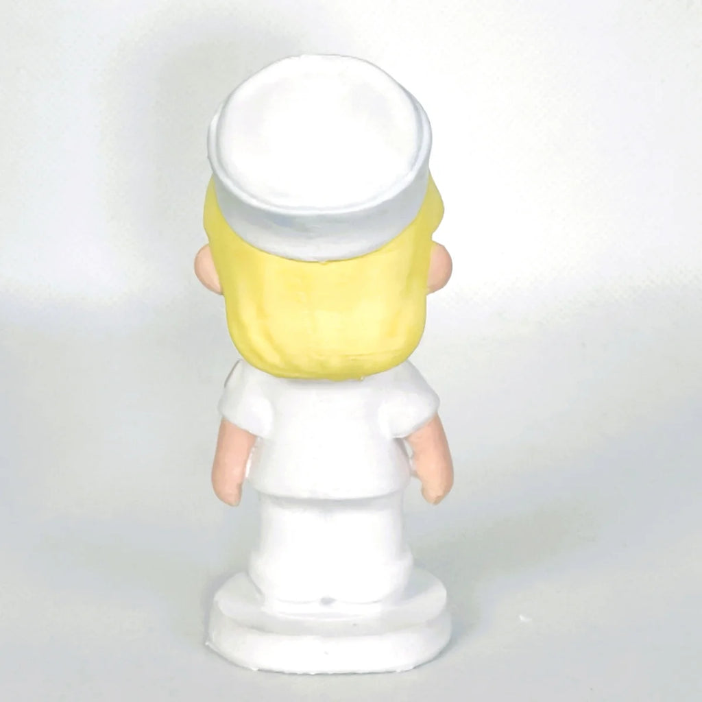 3D de enfermera personalizada vista trasera
