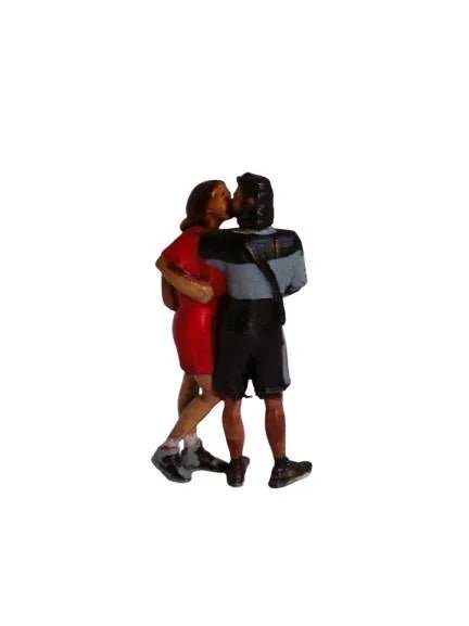 Figura de Pareja Besándose Personalizada en 3D - TRES D