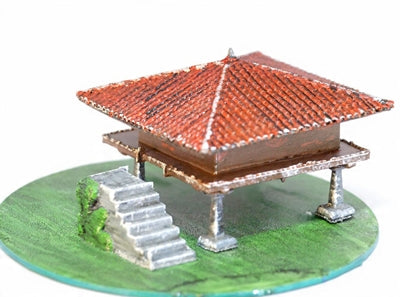 Hórreo Asturiano – Miniatura 3D pintada a mano - TRES D