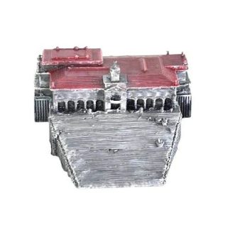 Maqueta ayuntamiento de Avilés - vista aérea en miniatura - Asturias