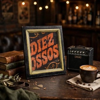mini-cuadro-diez-ossos-rock-marco-negro-dorado-tres-d